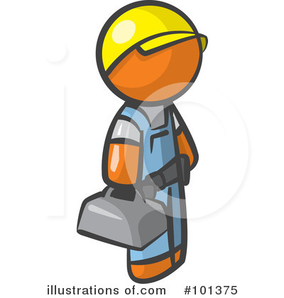 Construction Worker Clipart #101375 by Leo Blanchette