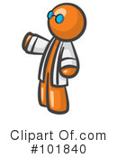 Orange Man Clipart #101840 by Leo Blanchette