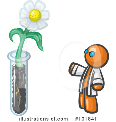 Orange Design Mascot Clipart #101841 by Leo Blanchette