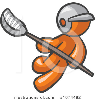 Royalty-Free (RF) Orange Man Clipart Illustration by Leo Blanchette - Stock Sample #1074492
