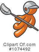 Orange Man Clipart #1074492 by Leo Blanchette
