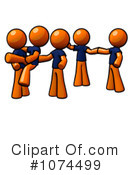 Orange Man Clipart #1074499 by Leo Blanchette