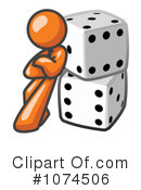 Orange Man Clipart #1074506 by Leo Blanchette