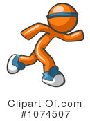 Orange Man Clipart #1074507 by Leo Blanchette
