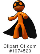 Orange Man Clipart #1074520 by Leo Blanchette
