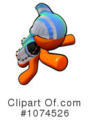 Orange Man Clipart #1074526 by Leo Blanchette