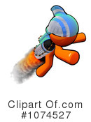 Orange Man Clipart #1074527 by Leo Blanchette