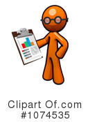 Orange Man Clipart #1074535 by Leo Blanchette