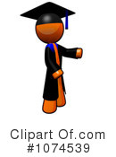 Orange Man Clipart #1074539 by Leo Blanchette