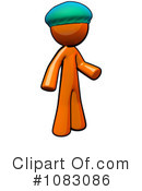 Orange Man Clipart #1083086 by Leo Blanchette