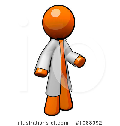 Royalty-Free (RF) Orange Man Clipart Illustration by Leo Blanchette - Stock Sample #1083092