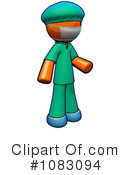 Orange Man Clipart #1083094 by Leo Blanchette