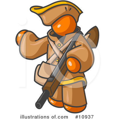 Royalty-Free (RF) Orange Man Clipart Illustration by Leo Blanchette - Stock Sample #10937