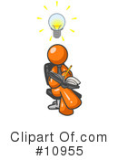 Orange Man Clipart #10955 by Leo Blanchette