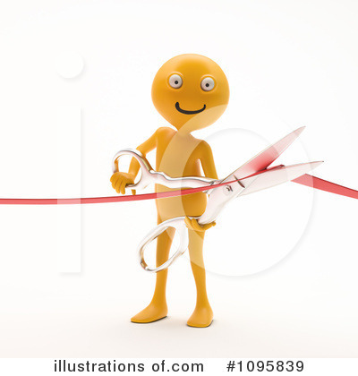 Royalty-Free (RF) Orange Man Clipart Illustration by Mopic - Stock Sample #1095839