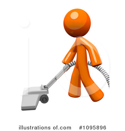 Royalty-Free (RF) Orange Man Clipart Illustration by Leo Blanchette - Stock Sample #1095896