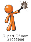 Orange Man Clipart #1095906 by Leo Blanchette