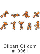 Orange Man Clipart #10961 by Leo Blanchette