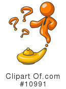 Orange Man Clipart #10991 by Leo Blanchette