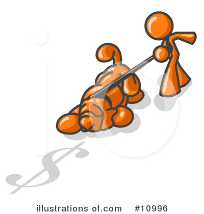 Royalty-Free (RF) Orange Man Clipart Illustration by Leo Blanchette - Stock Sample #10996