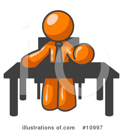 More Clip Art Illustrations of Orange Man