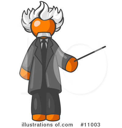 Royalty-Free (RF) Orange Man Clipart Illustration by Leo Blanchette - Stock Sample #11003