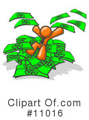 Orange Man Clipart #11016 by Leo Blanchette