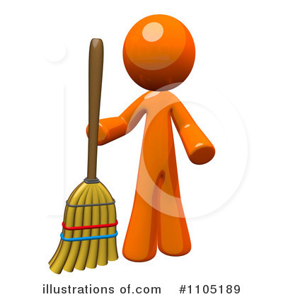 Sweeping Clipart #1105189 by Leo Blanchette