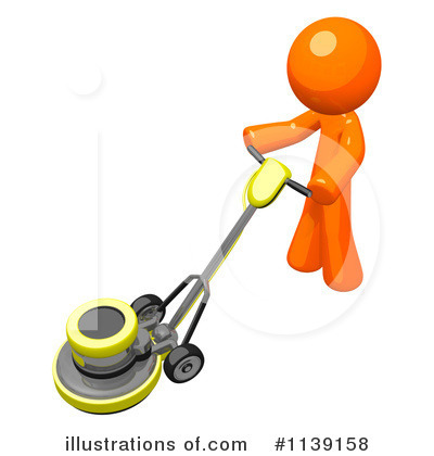Royalty-Free (RF) Orange Man Clipart Illustration by Leo Blanchette - Stock Sample #1139158