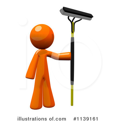 Royalty-Free (RF) Orange Man Clipart Illustration by Leo Blanchette - Stock Sample #1139161