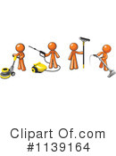 Orange Man Clipart #1139164 by Leo Blanchette