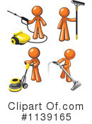 Orange Man Clipart #1139165 by Leo Blanchette