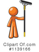 Orange Man Clipart #1139166 by Leo Blanchette