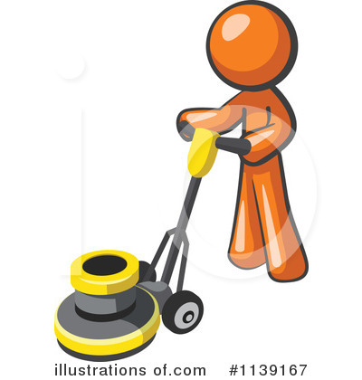 Royalty-Free (RF) Orange Man Clipart Illustration by Leo Blanchette - Stock Sample #1139167