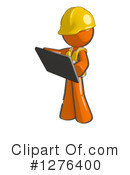 Orange Man Clipart #1276400 by Leo Blanchette