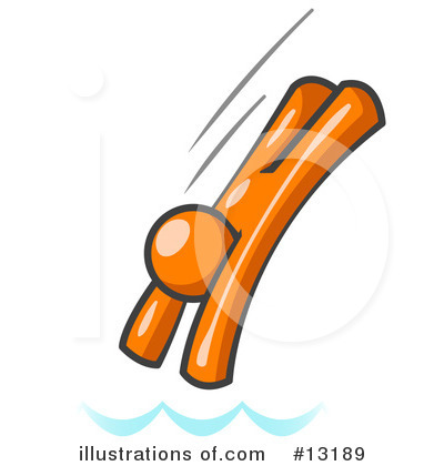 Royalty-Free (RF) Orange Man Clipart Illustration by Leo Blanchette - Stock Sample #13189