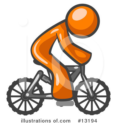 Bicycle Clipart #13194 by Leo Blanchette