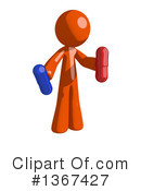 Orange Man Clipart #1367427 by Leo Blanchette