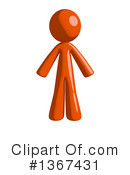 Orange Man Clipart #1367431 by Leo Blanchette