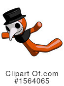Orange Man Clipart #1564065 by Leo Blanchette