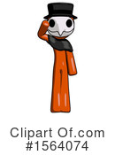 Orange Man Clipart #1564074 by Leo Blanchette