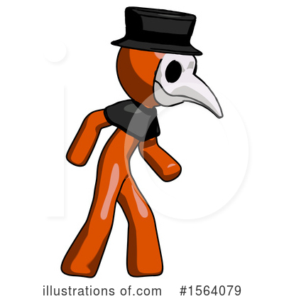 Royalty-Free (RF) Orange Man Clipart Illustration by Leo Blanchette - Stock Sample #1564079