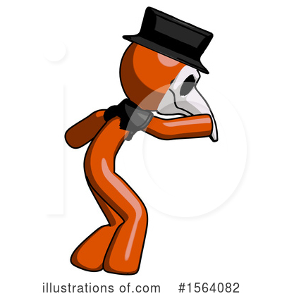 Royalty-Free (RF) Orange Man Clipart Illustration by Leo Blanchette - Stock Sample #1564082