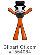 Orange Man Clipart #1564084 by Leo Blanchette