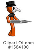 Orange Man Clipart #1564100 by Leo Blanchette
