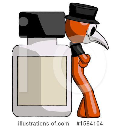 Royalty-Free (RF) Orange Man Clipart Illustration by Leo Blanchette - Stock Sample #1564104