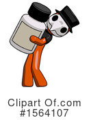 Orange Man Clipart #1564107 by Leo Blanchette