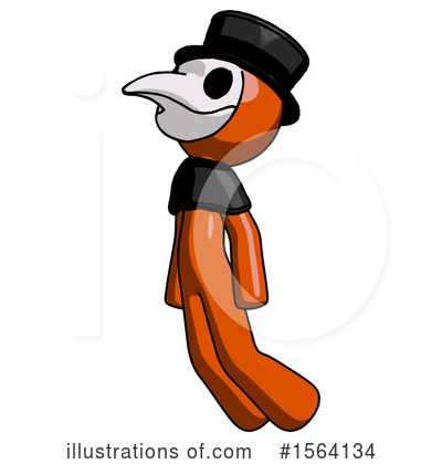 Royalty-Free (RF) Orange Man Clipart Illustration by Leo Blanchette - Stock Sample #1564134