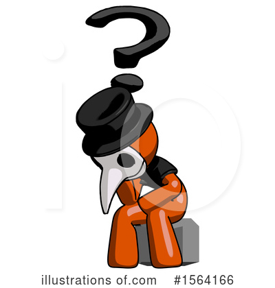 Royalty-Free (RF) Orange Man Clipart Illustration by Leo Blanchette - Stock Sample #1564166