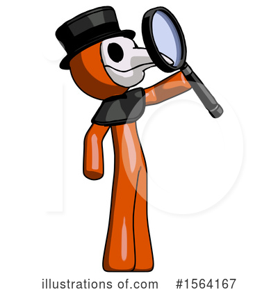 Royalty-Free (RF) Orange Man Clipart Illustration by Leo Blanchette - Stock Sample #1564167